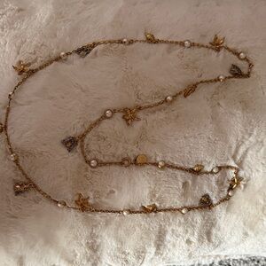 Gold and Pearl Women's Necklace